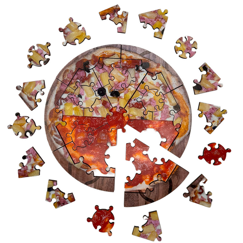 Hexas: Pizza Puzzle - Hawaiian