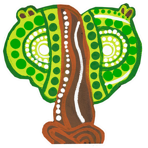 Kevin's, Aussie Boab - 'Tree Of Life' - Shaped Puzzle, View B. 4.5mm thick wooden jigsaw puzzle.