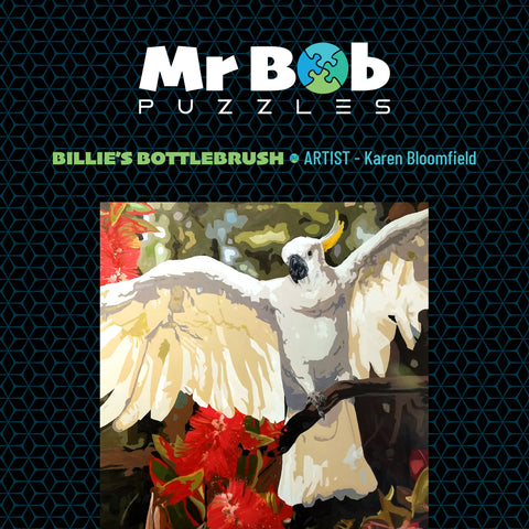Billie's Bottlebrush - 4.5mm Wooden Jigsaw Puzzle