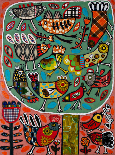 Rebecca's, 'Birds In A Tree' - 4.5mm Wooden Jigsaw Puzzle