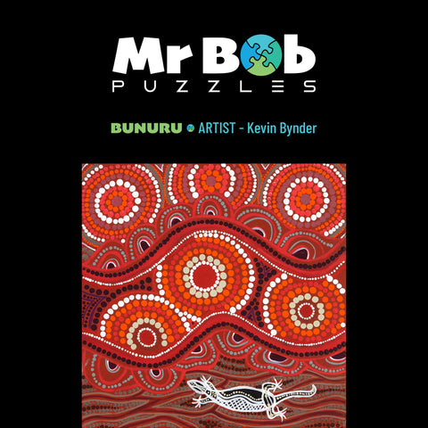 Kevin's, Noongar Six Seasons - 'Bunuru' - 4.5mm Wooden Jigsaw Puzzle