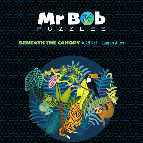 Beneath the Canopy- Round Puzzle -4.5mm Wooden Jigsaw Puzzle