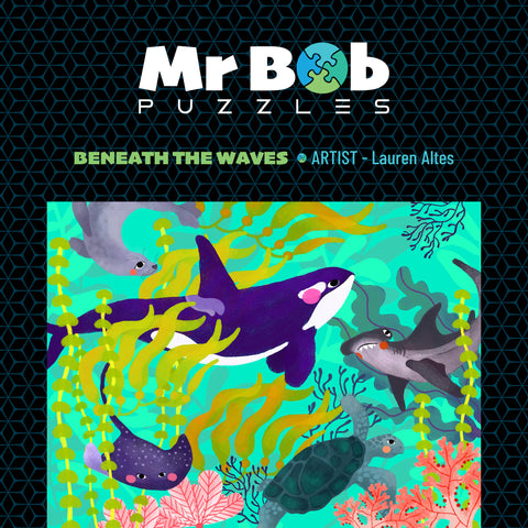 Beneath the Waves - 4.5mm Thick Wooden Jigsaw Puzzle