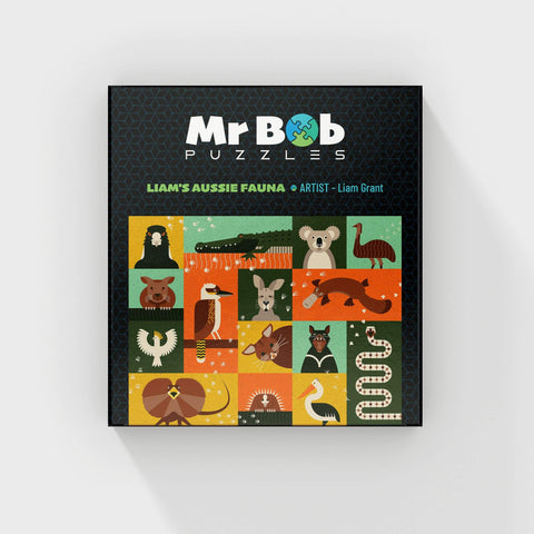 Liam's Aussie Fauna - 4.5mm Wooden Jigsaw Puzzle