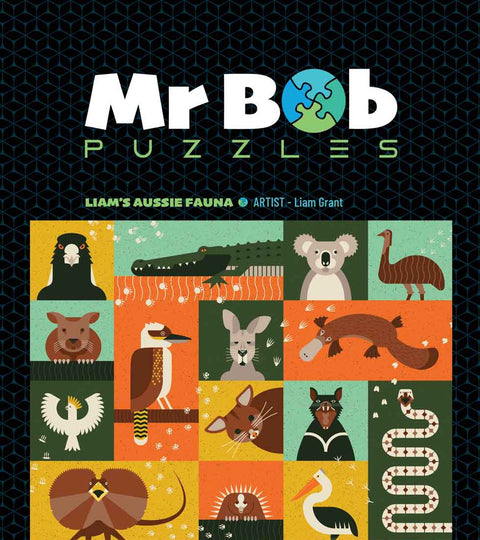 Liam's Aussie Fauna - 4.5mm Wooden Jigsaw Puzzle