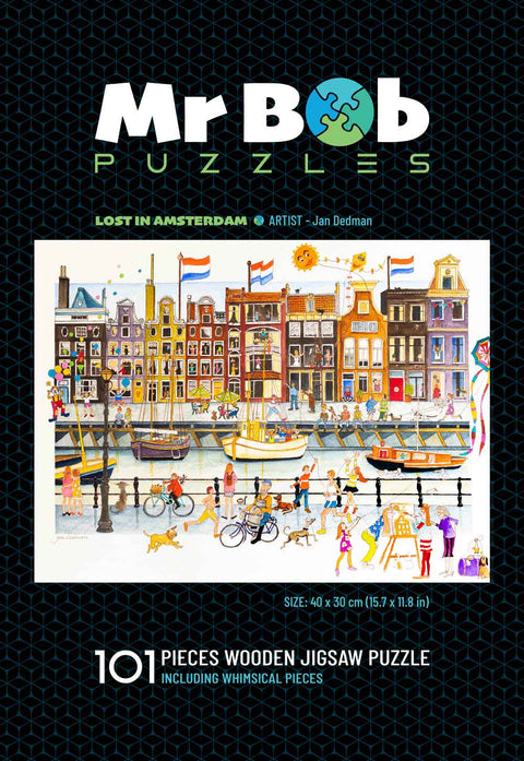 Lost In Amsterdam- 4.5mm Wooden Jigsaw Puzzle