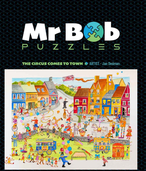 Jan's, 'Circus Comes To Town' -4.5mm Wooden Jigsaw Puzzle