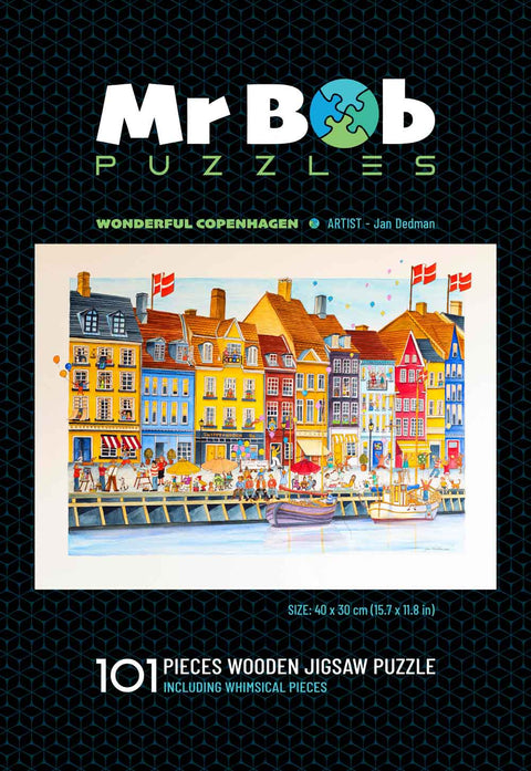 Wonderful Copenhagen- Wooden Jigsaw Puzzle