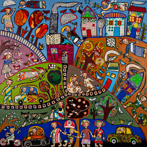 Rural Scene - 4.5mm Thick Wooden Jigsaw Puzzle