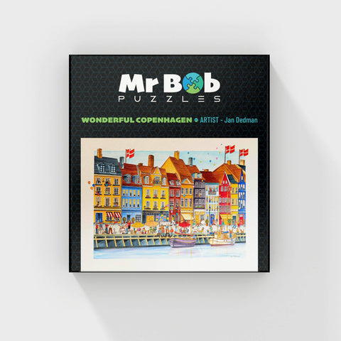 Wonderful Copenhagen- Wooden Jigsaw Puzzle