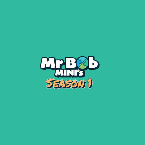 An image with the text - "Mr Bob Mini's Season 1"