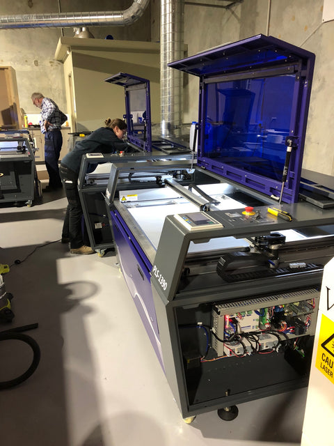 A picture of a Mr Bob Puzzles laser cutter to cut the puzzles
