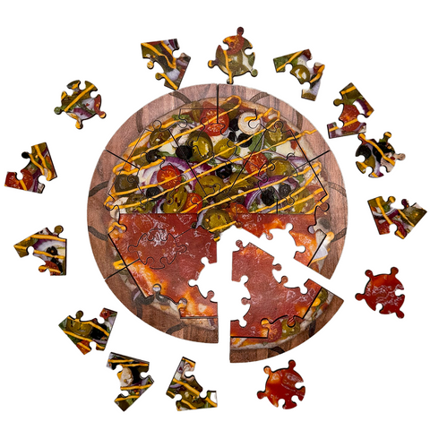 Hexas: Pizza Puzzle - Spicy Veggie