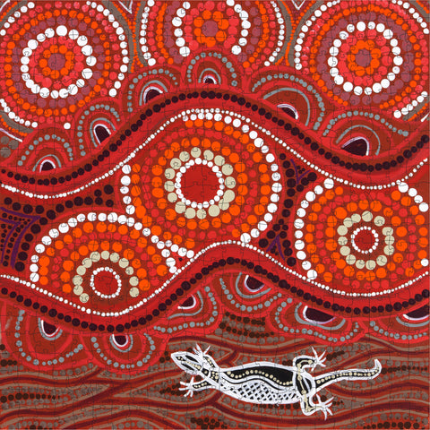 Kevin's, Noongar Six Seasons - 'Bunuru' - 4.5mm Wooden Jigsaw Puzzle