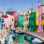 Burano, Italy - 4.5mm Wooden Jigsaw Puzzle