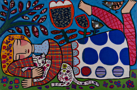 Girl Sleeping - 4.5mm Thick Wooden Jigsaw Puzzle