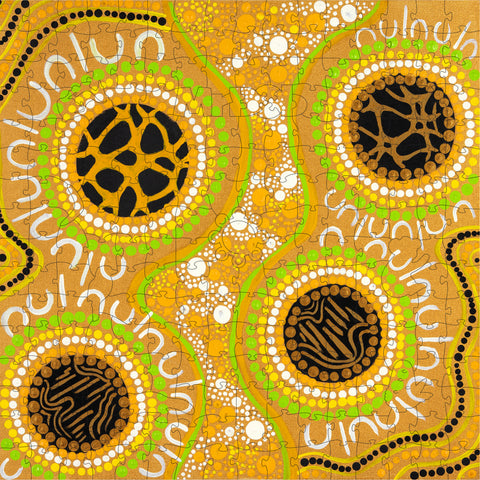 Kevin's, Noongar Six Seasons - 'Kambarang' - 4.5mm Wooden Jigsaw Puzzle