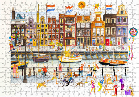 Lost In Amsterdam- 4.5mm Wooden Jigsaw Puzzle