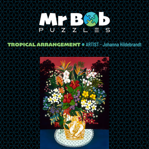 Tropical Arrangement - 4.5mm Thick Wooden Jigsaw Puzzle