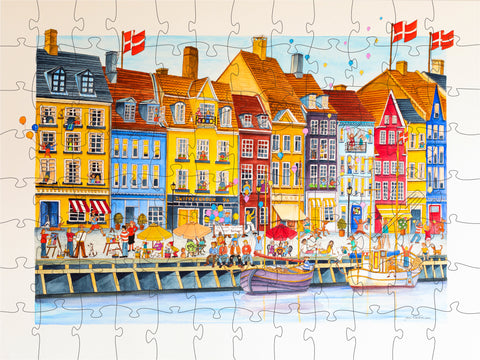 Wonderful Copenhagen- Wooden Jigsaw Puzzle